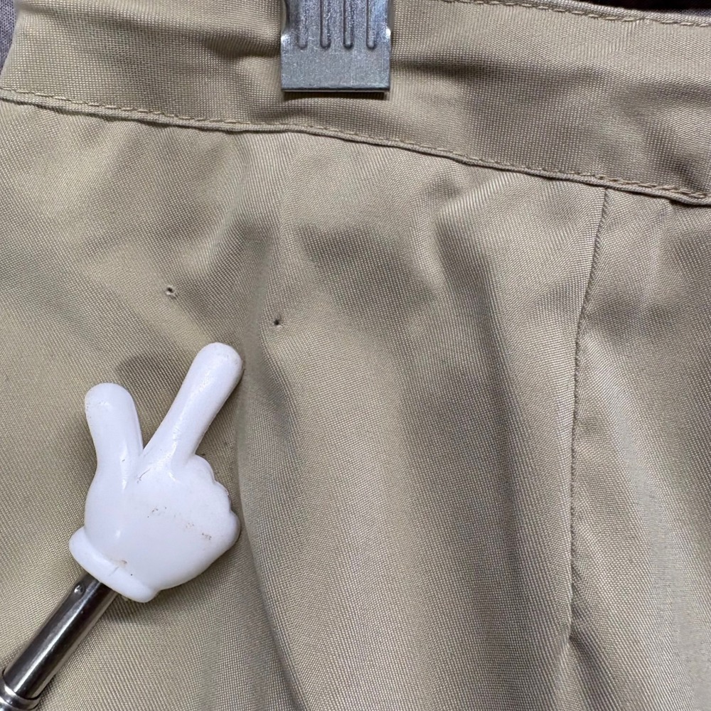 Y2K Nike Wide Leg Lightweight Hiking Pants Womens Size M Tan Gorpcore Utility - Picture 6 of 16